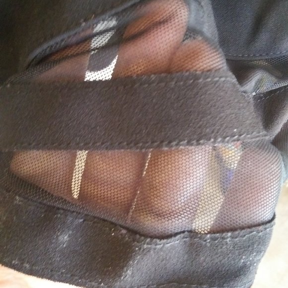 Calvin Klein Sleek Black A Line Midi Dress Medium Sz 14 - Picture 6 of 7